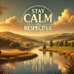 stay calm