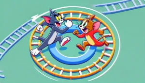 cat and mouse race