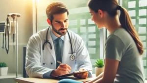 patient and doctor