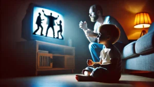 kid on tv